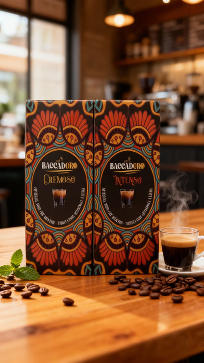 Caffè Tostato a Legna - 1KG Caffé in Grani - Wood-Roasted Coffee Beans