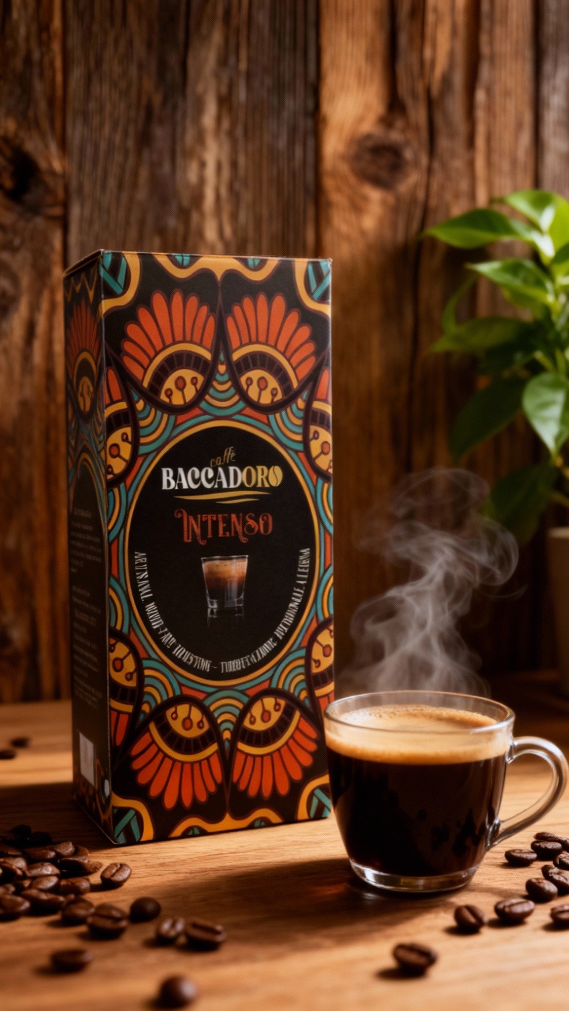 Caffè Tostato a Legna - 1KG Caffé in Grani - Wood-Roasted Coffee Beans